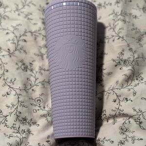 Starbucks Lavender Grid Tumbler